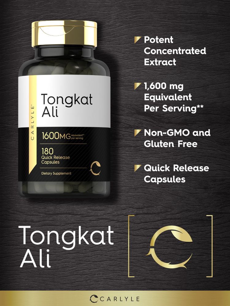Tongkat Ali 1,600mg per serving | 180 Capsules