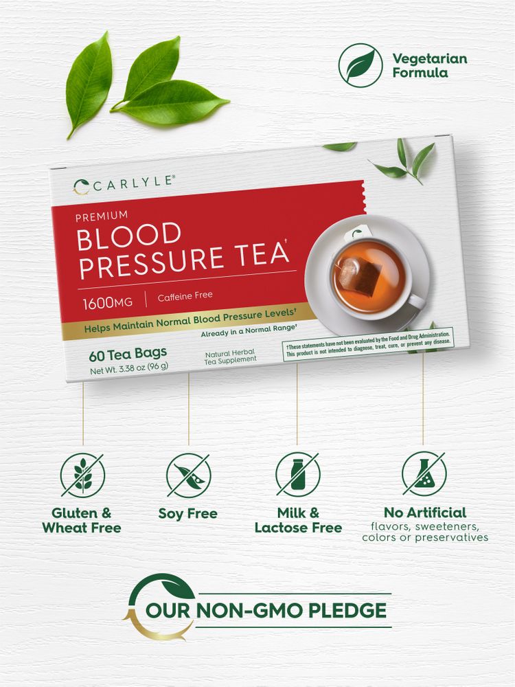Soporte para la Presión Arterial | 60 Bolsitas de Té