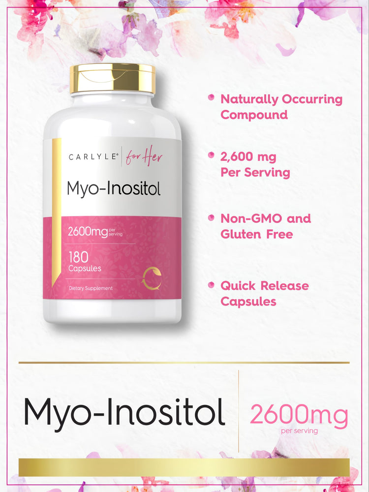 Myo-Inositol 2600mg pro Portion | 180 Kapseln