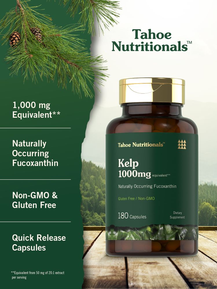 Kelp 1000mg | 180 Kapseln
