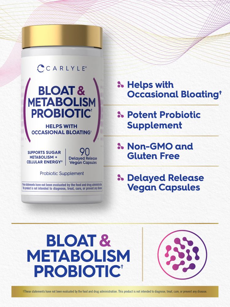 Bloat and Metabolism Probiotic | 90 Capsules