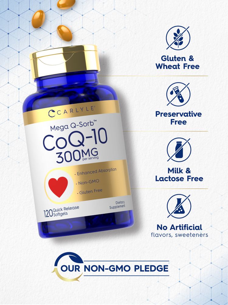 CoQ10 300mg per serving | 120 Softgels