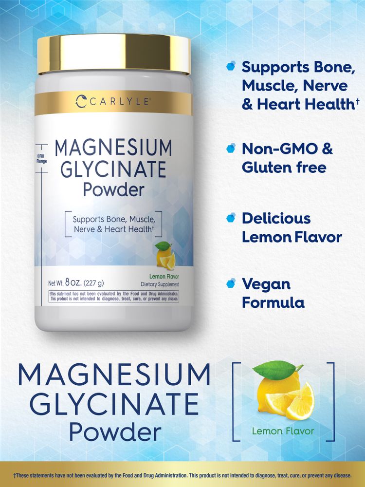 Magnesium Glycinate | 8 oz Powder