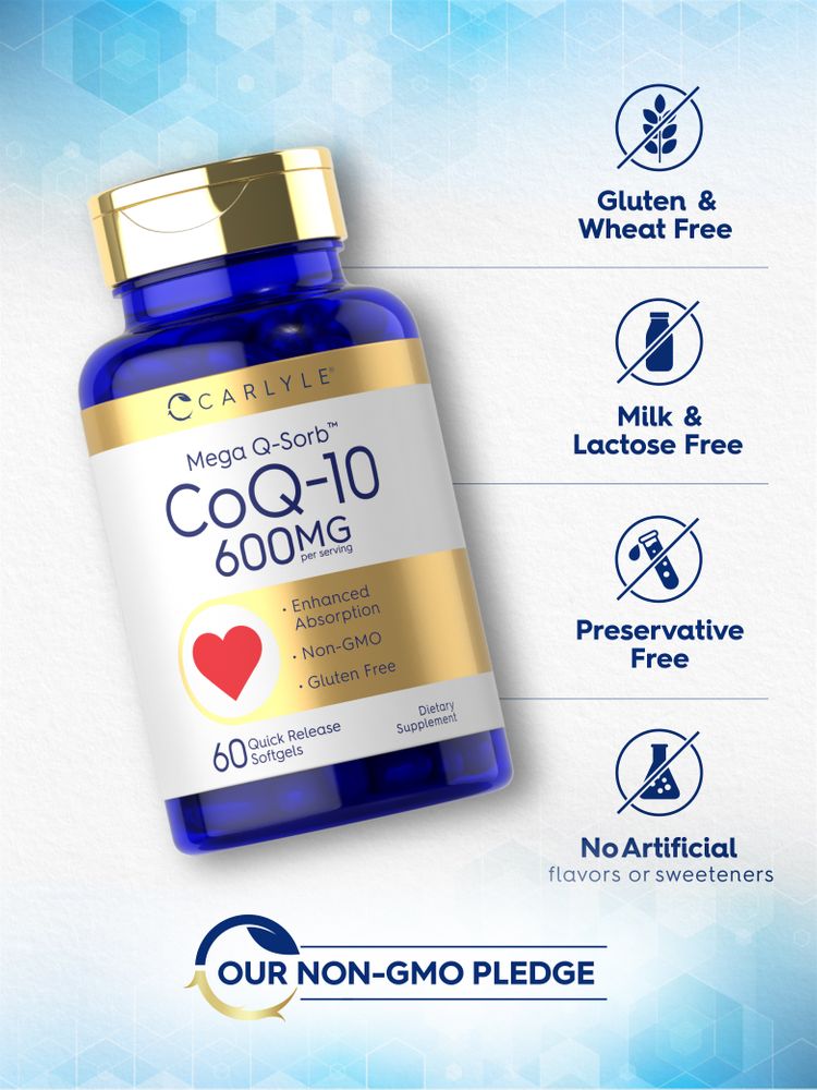 CoQ10 600mg per serving | 60 Softgels
