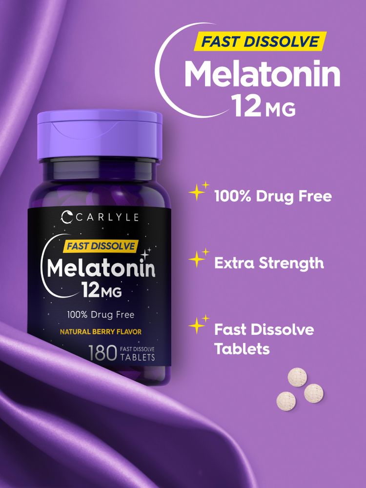 Melatonin 12mg |180 Tablets