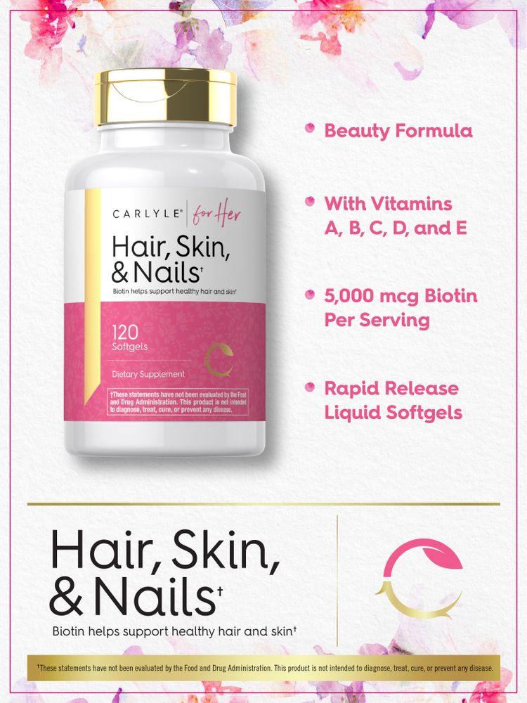 Capelli, Pelle e Unghie | 120 Softgels