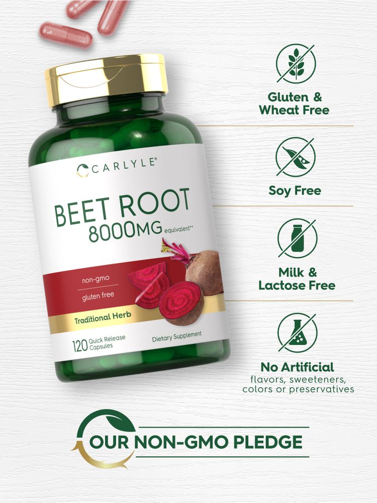 Beet Root 8000 mg | 120 Capsules