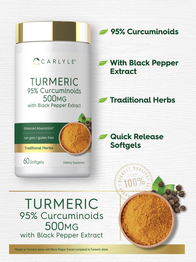 Turmeric Curcumin | 60 Softgels