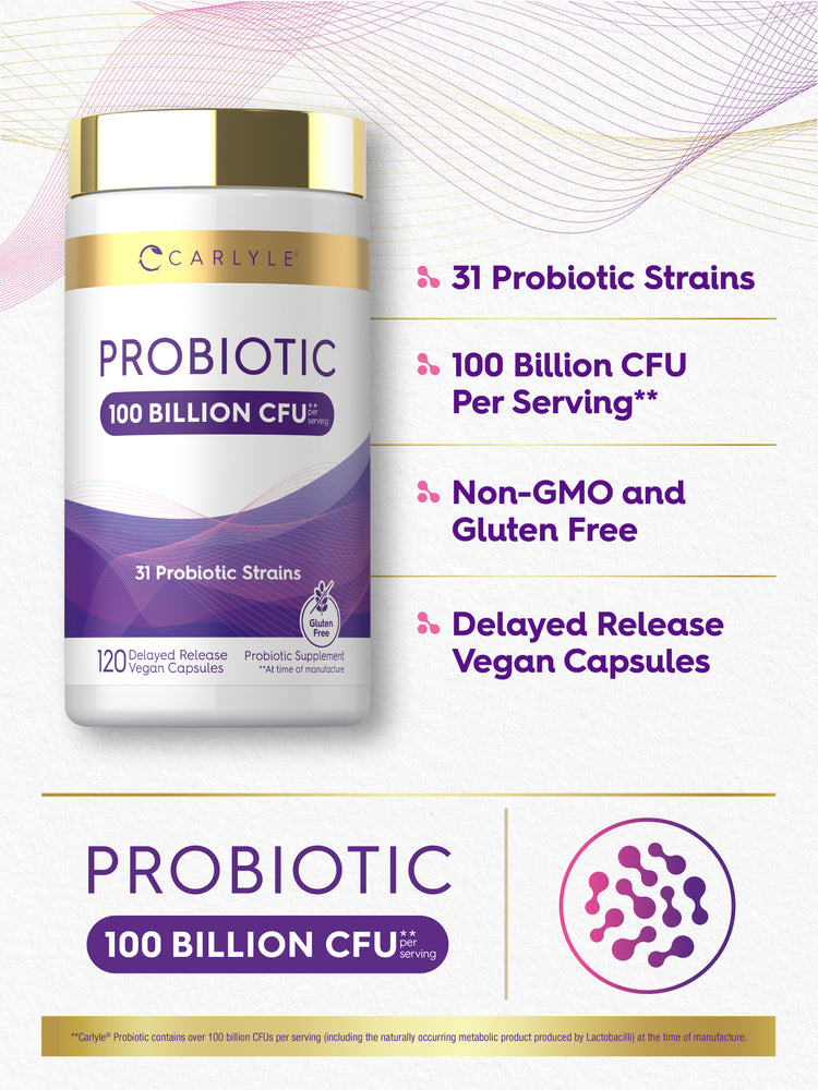 Probiotico 100 Miliardi di CFU | 120 Capsule