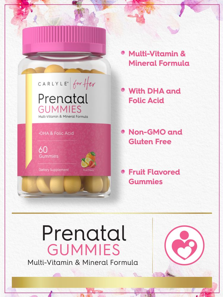 Prenatal para Mujeres | 60 Gomitas