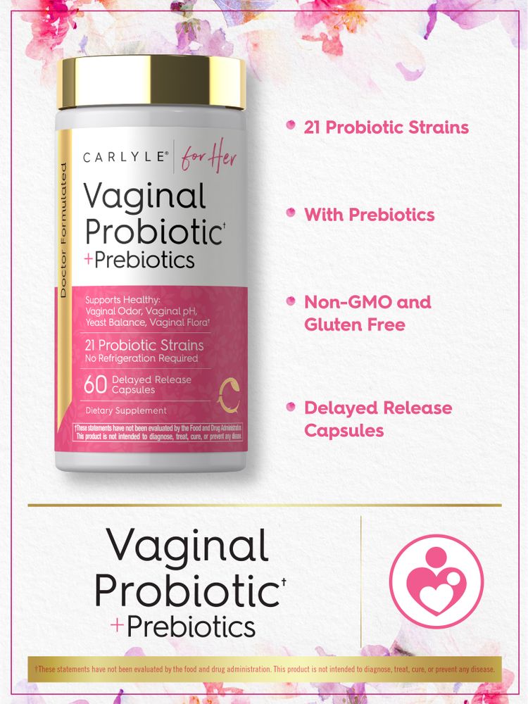 Probióticos Vaginales | 60 Cápsulas