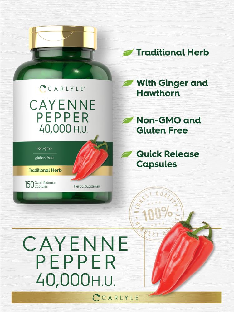 Cayenne Pepper | 150 Capsules