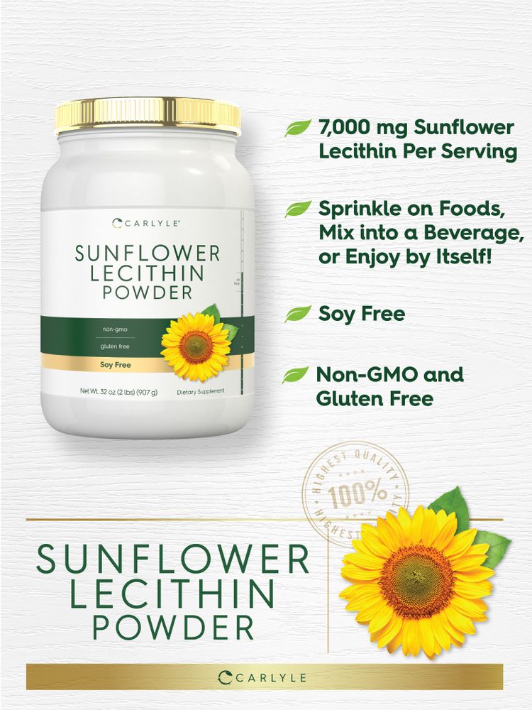 Sonnenblumenlecithin | 907 g Pulver