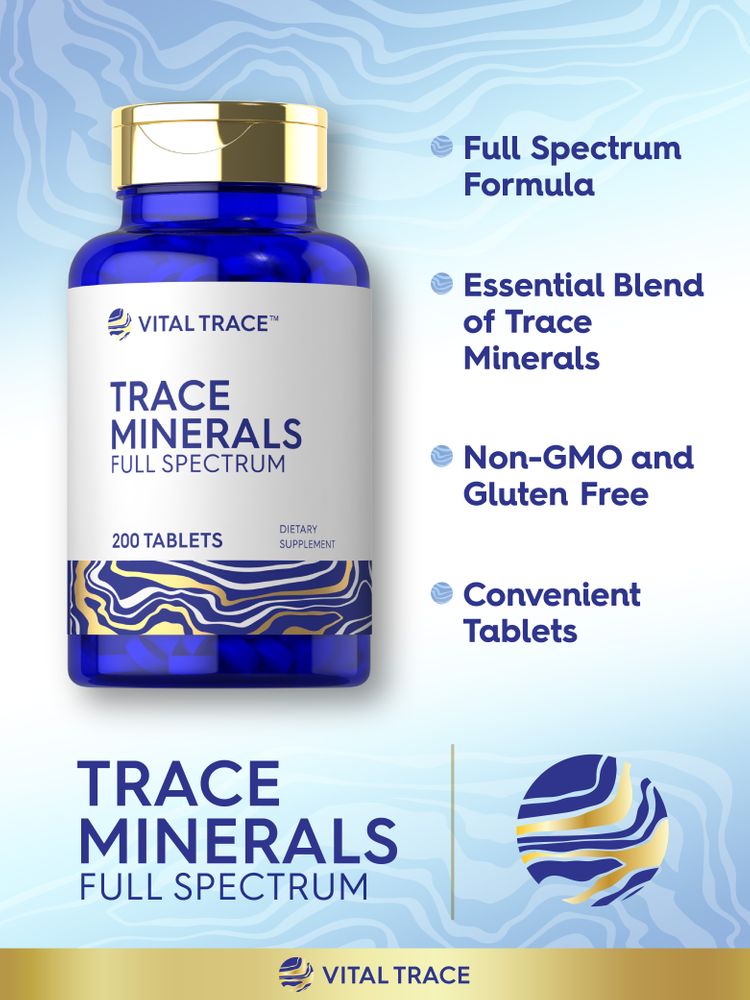 Minerales traza | 200 tabletas