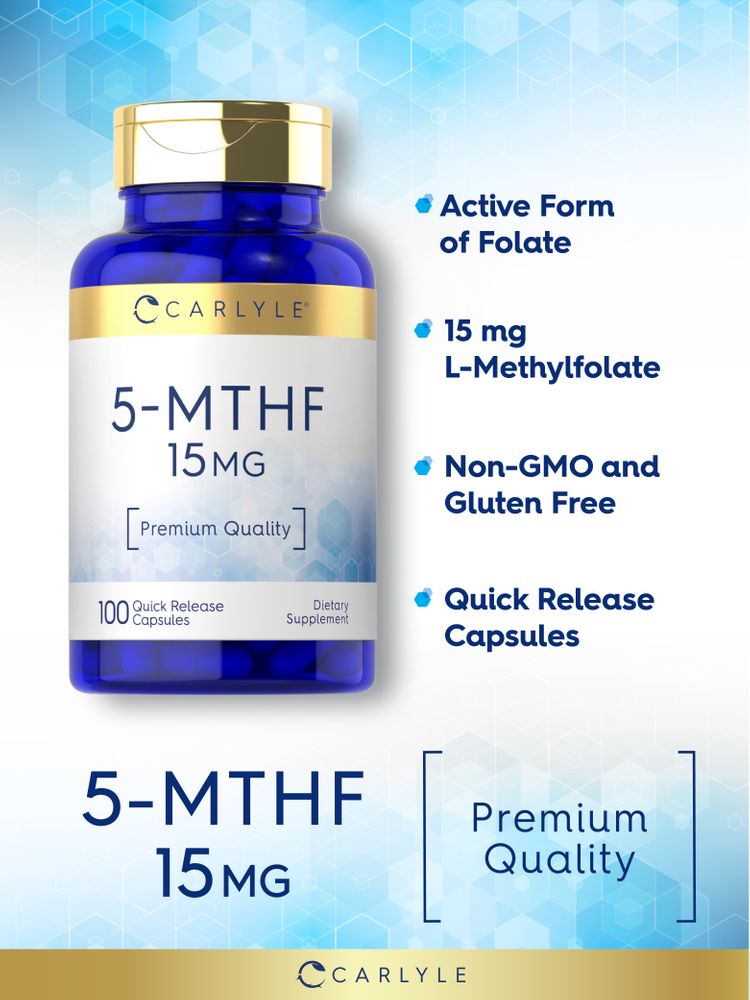 5-MTHF 15mg | 100 Capsules