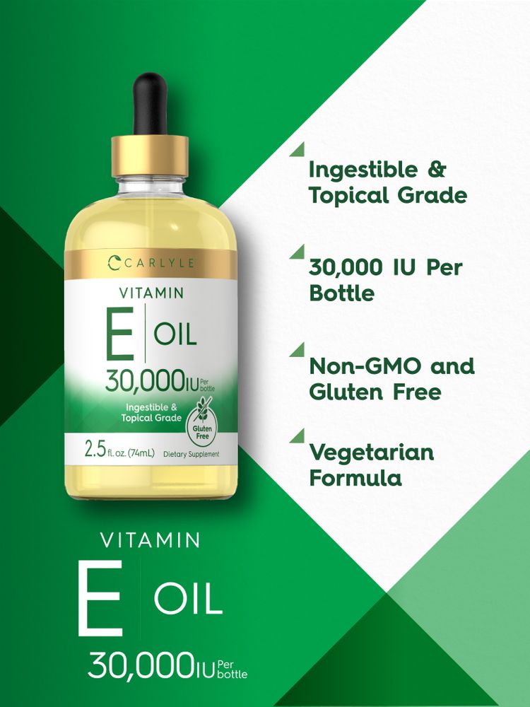 Vitamin E 30000 IU | 2.5oz Oil