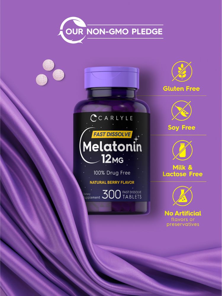 Melatonin 12mg | 300 Tablets