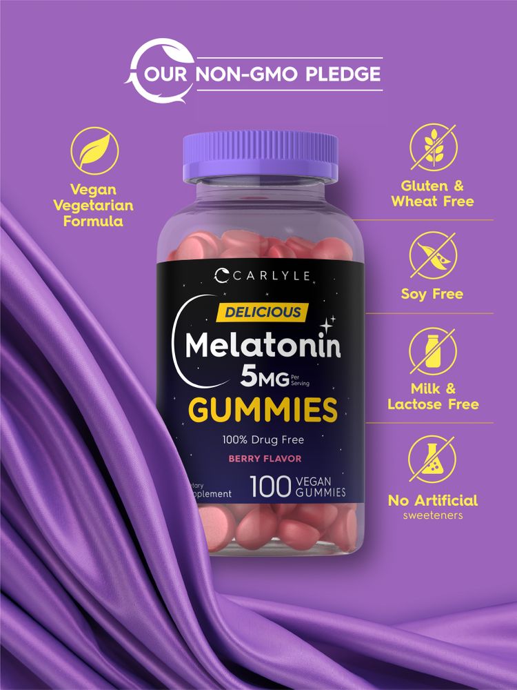 Melatonina 5mg por porção | 100 Gummies