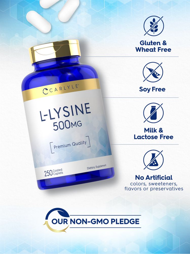 L-Lysine 500mg | 250 Comprimés
