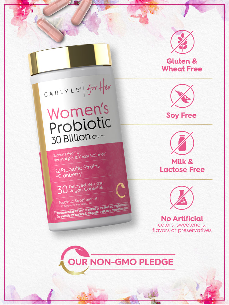 Women's 30 Billion CFU Probiotic | 30 Capsules