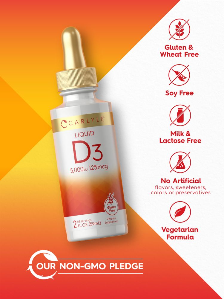 Vitamina D-3 5000IU | 2oz Liquido