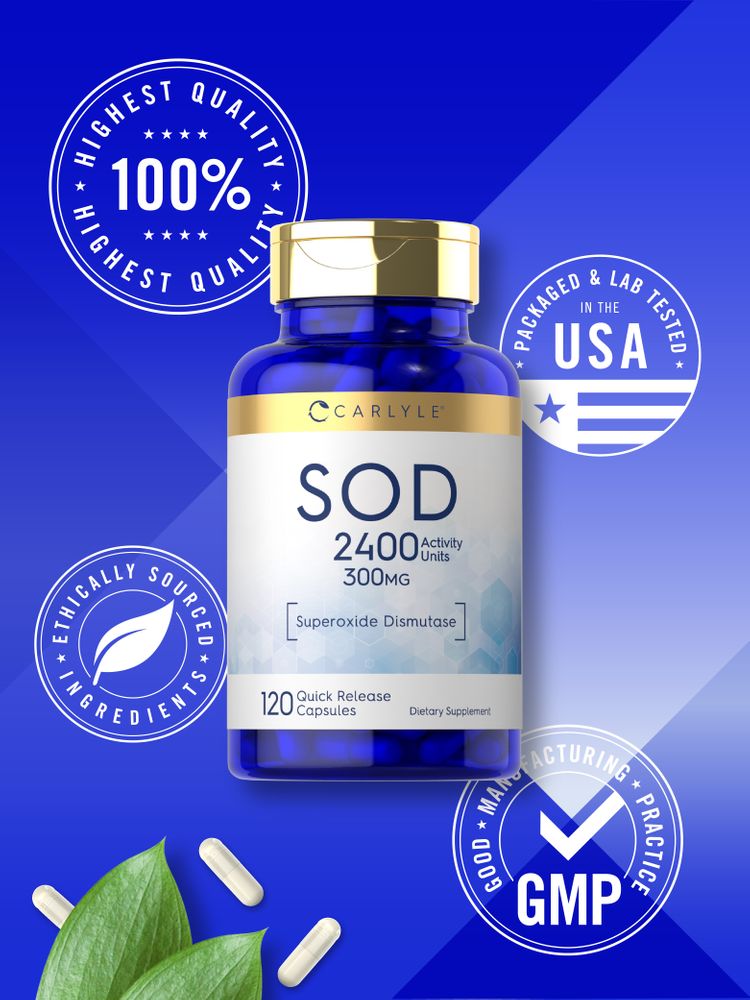 SOD 300mg | 120 Capsules
