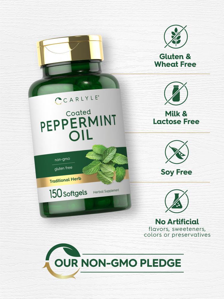 Peppermint Oil 100mg | 150 Softgels