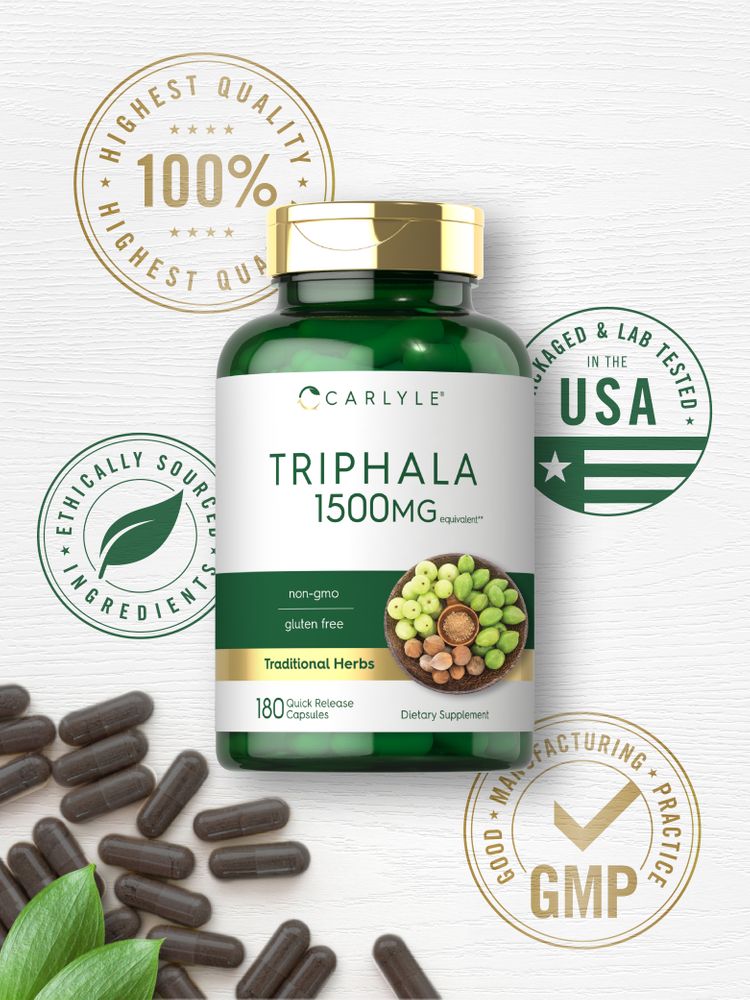 Triphala 1500mg | 180 Cápsulas