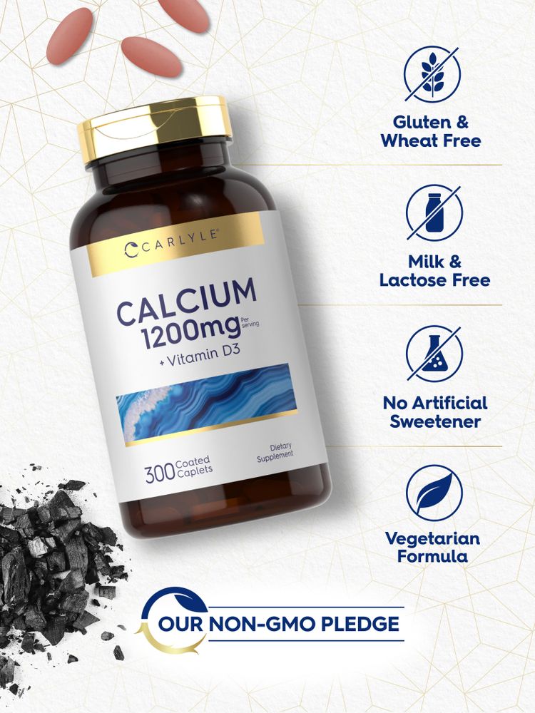 Calcio con Vitamina D | 300 Capletas