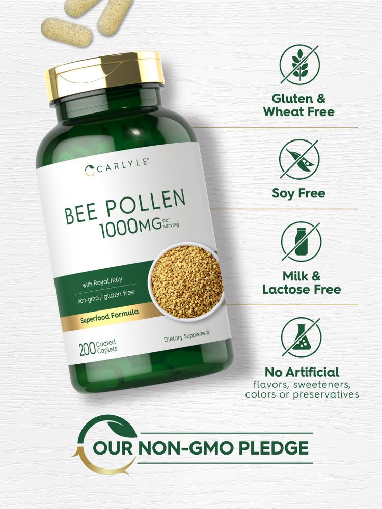 Polline d'Api 1000mg per porzione | 200 Compresse