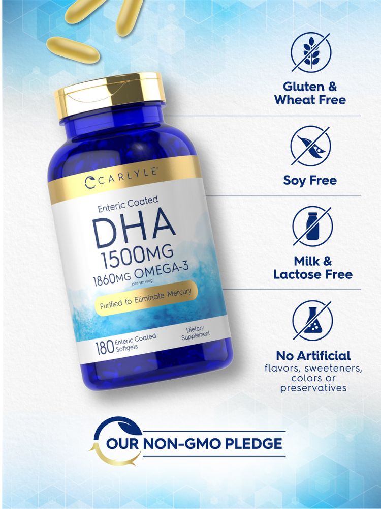 DHA 1500mg per serving | 180 Softgels