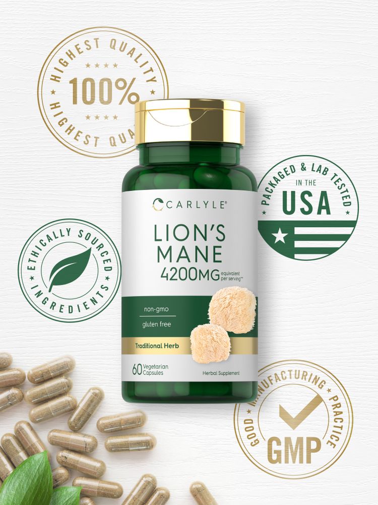 Melena de León 4200mg por porción | 60 Cápsulas