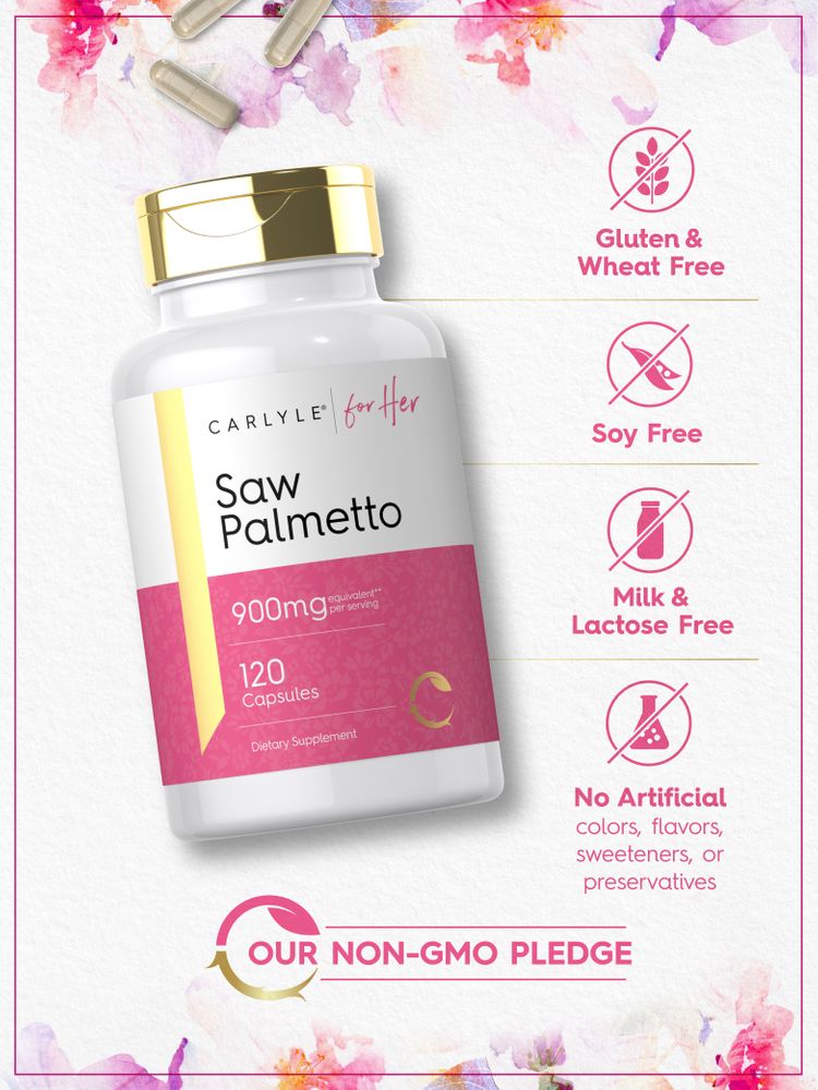 Saw Palmetto 900mg per serving | 120 Capsules
