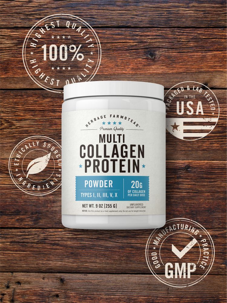 Proteína de Colágeno Múltiple | Polvo de 9oz