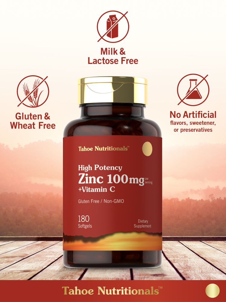 Zinc avec Vitamine C | 180 Gélules
