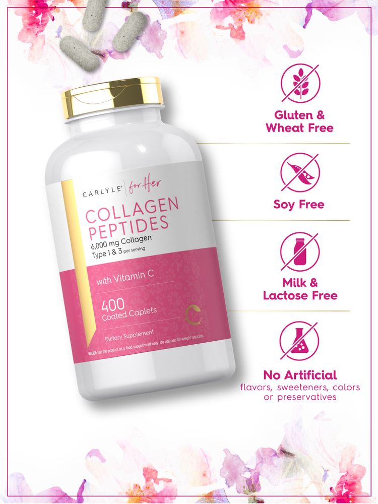 Kollagenpeptide mit Vitamin C | 400 Tabletten