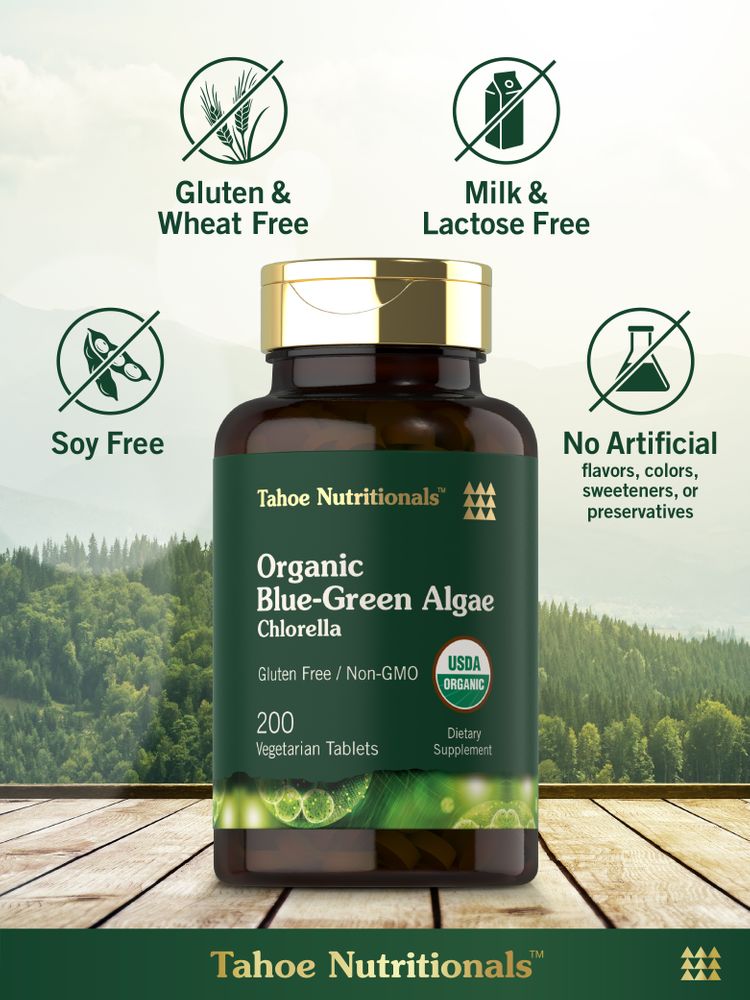 Blaualgen 500mg | 200 Kapseln