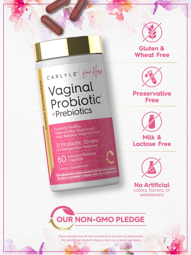 Probióticos Vaginales | 60 Cápsulas