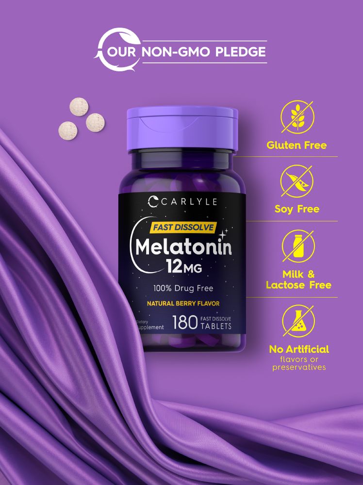 Melatonin 12mg |180 Tablets