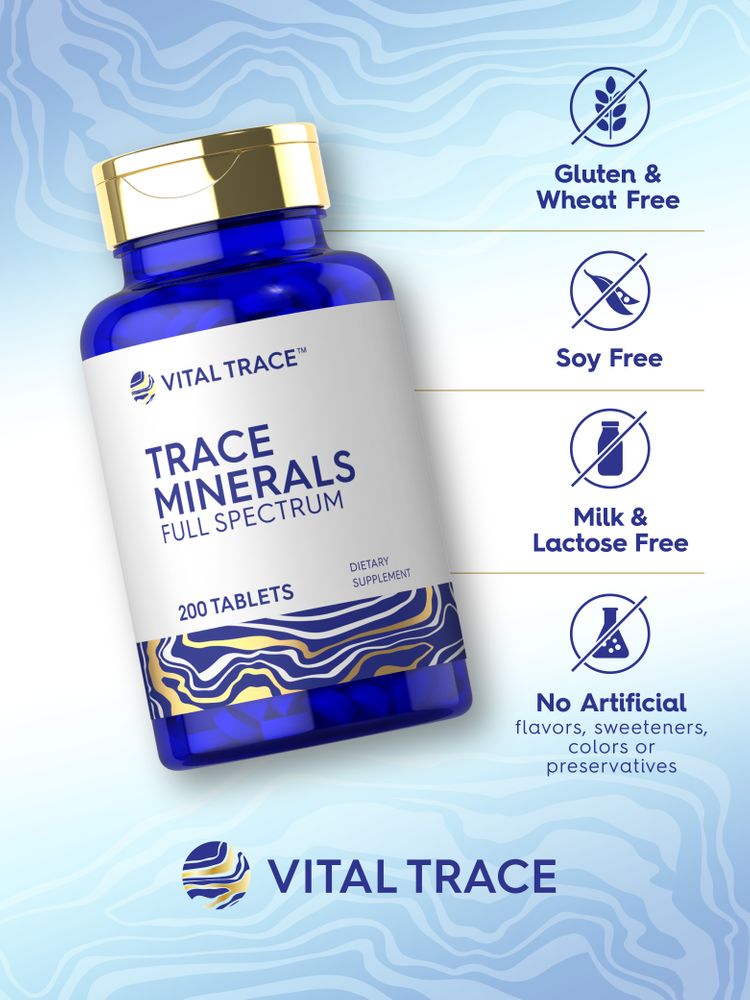 Minerales traza | 200 tabletas