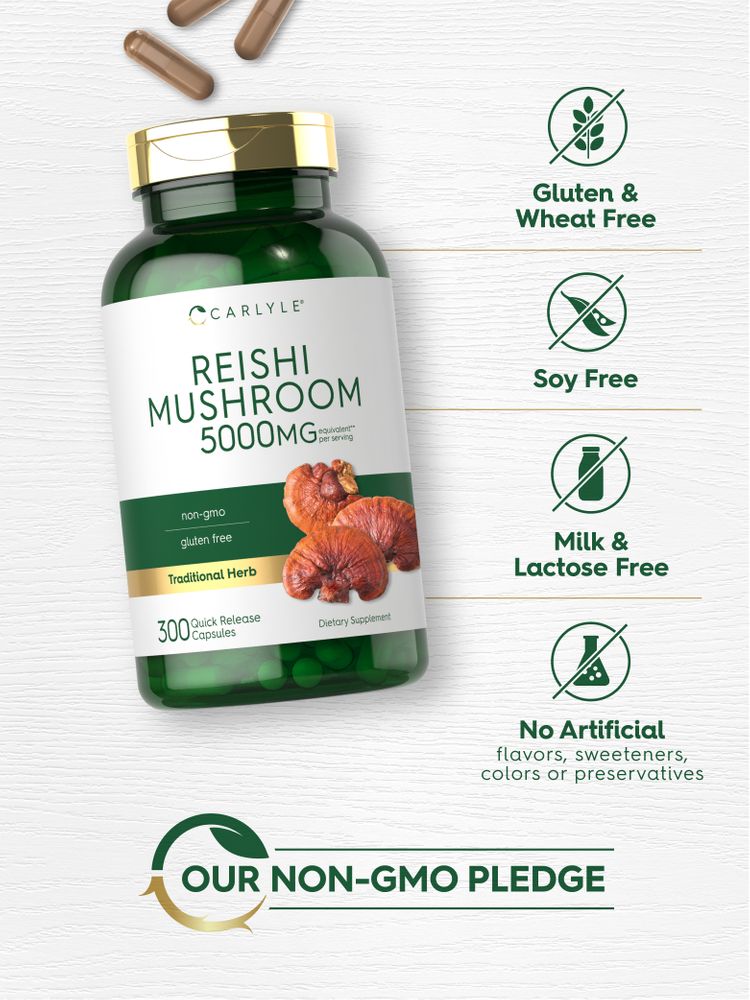 Reishi Mushroom | 300 Capsules