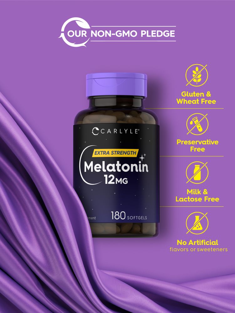 Melatonin 12mg | 180 Softgels