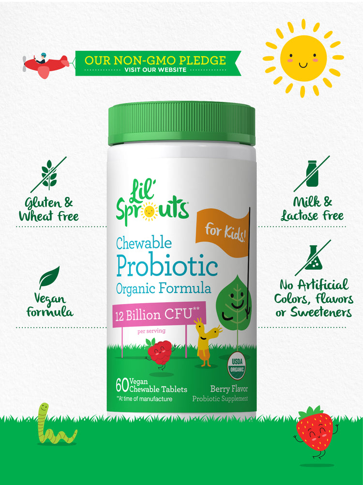 Kids Chewable Probiotic | 12 Billion CFU