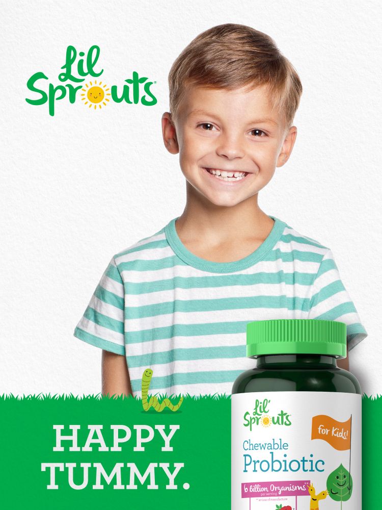 Probiotics for Kids | Raspberry Flavor | 180 Chewable Tablets