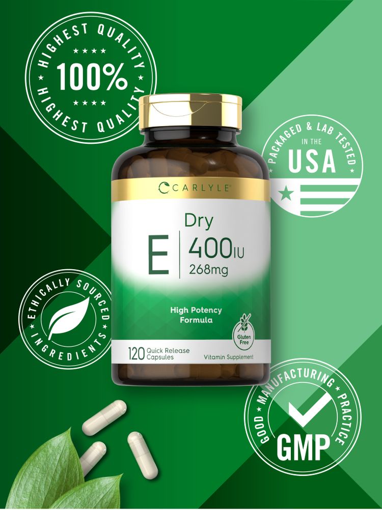 Vitamina E 400 UI | 120 Cápsulas