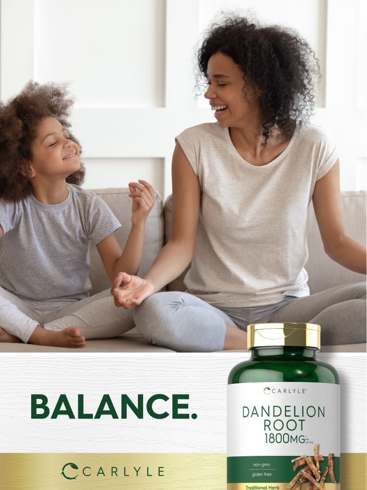 Dandelion Root 1800mg per serving | 300 Capsules