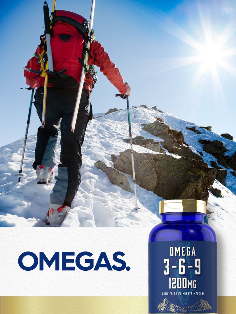Omega 3-6-9 1200mg | 180 Cápsulas Blandas