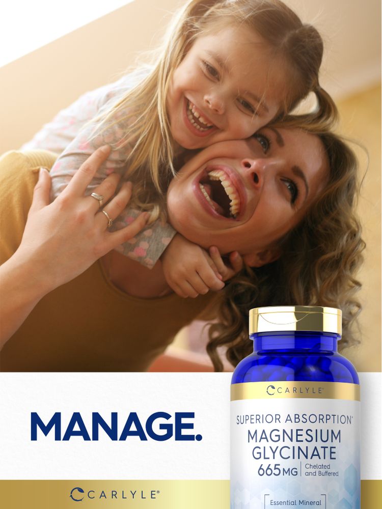 Glicinato de Magnesio 665mg | 250 Cápsulas