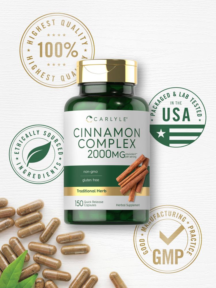 Complejo de Canela de Ceilán | 150 Cápsulas