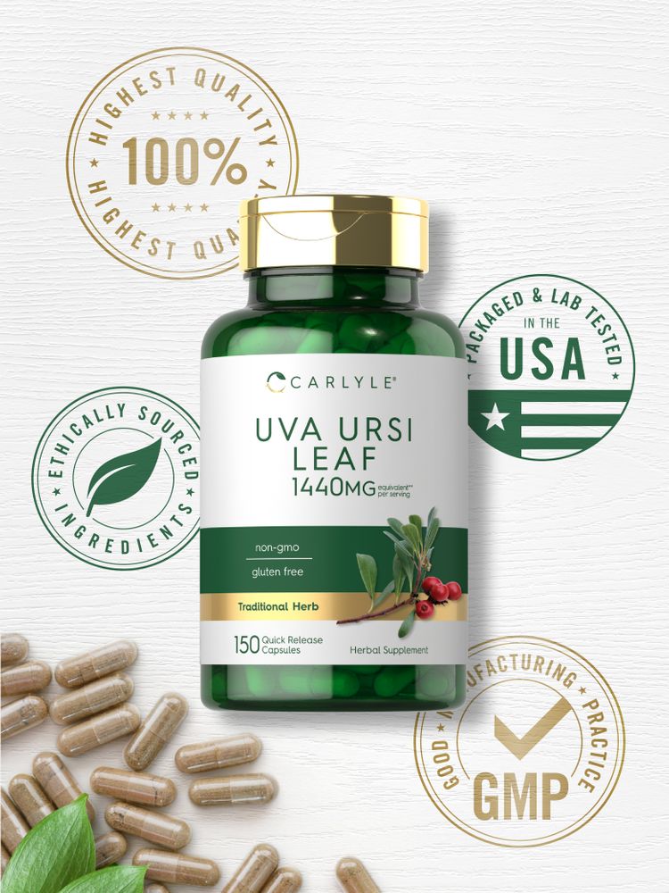 Uva Ursi 1440mg per dose | 150 Capsule
